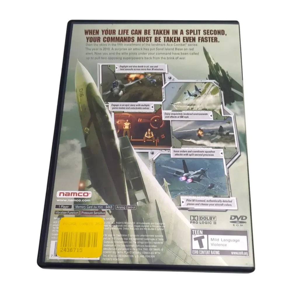 Ace Combat 5: The Unsung War (Sony PlayStation 2 PS2) - CIB - FAST SHIPPING